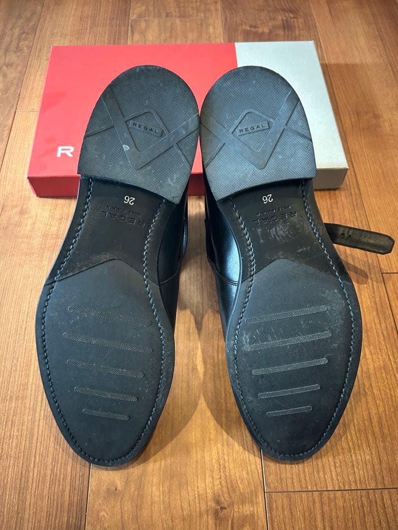 黒 サイドゴアブーツ 26cm