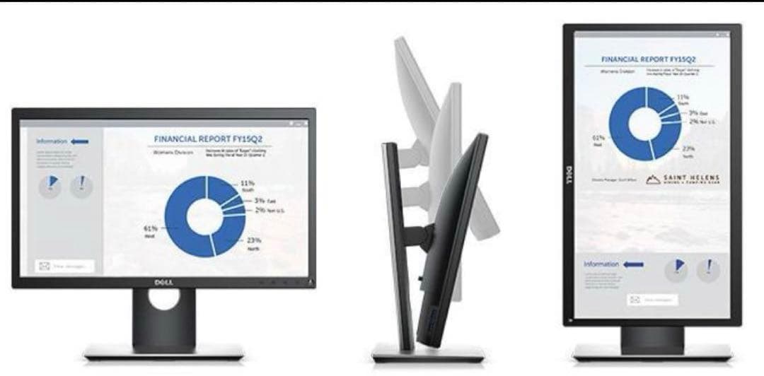 DELL PCモニター P2018H スタンド付