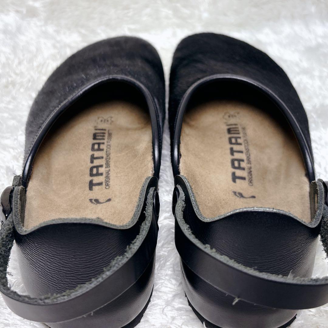 希少 TATAMI ビルケンシュトック ヘッセン ハラコ 37 クロッグサンダル