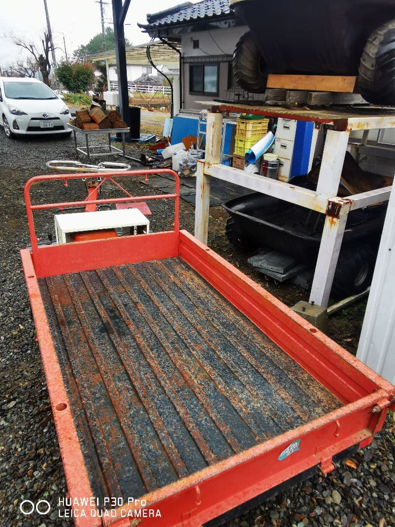 運搬用トレーラー 薪　運び　引き取り限定　オイル交換　プラグ新品