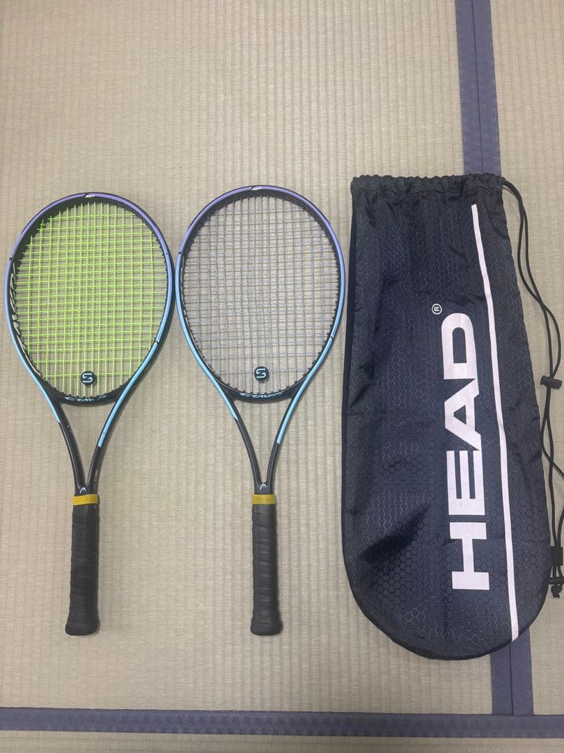 HEAD GRAVITY MP 2本セット 2021年モデル ラケットケース付き