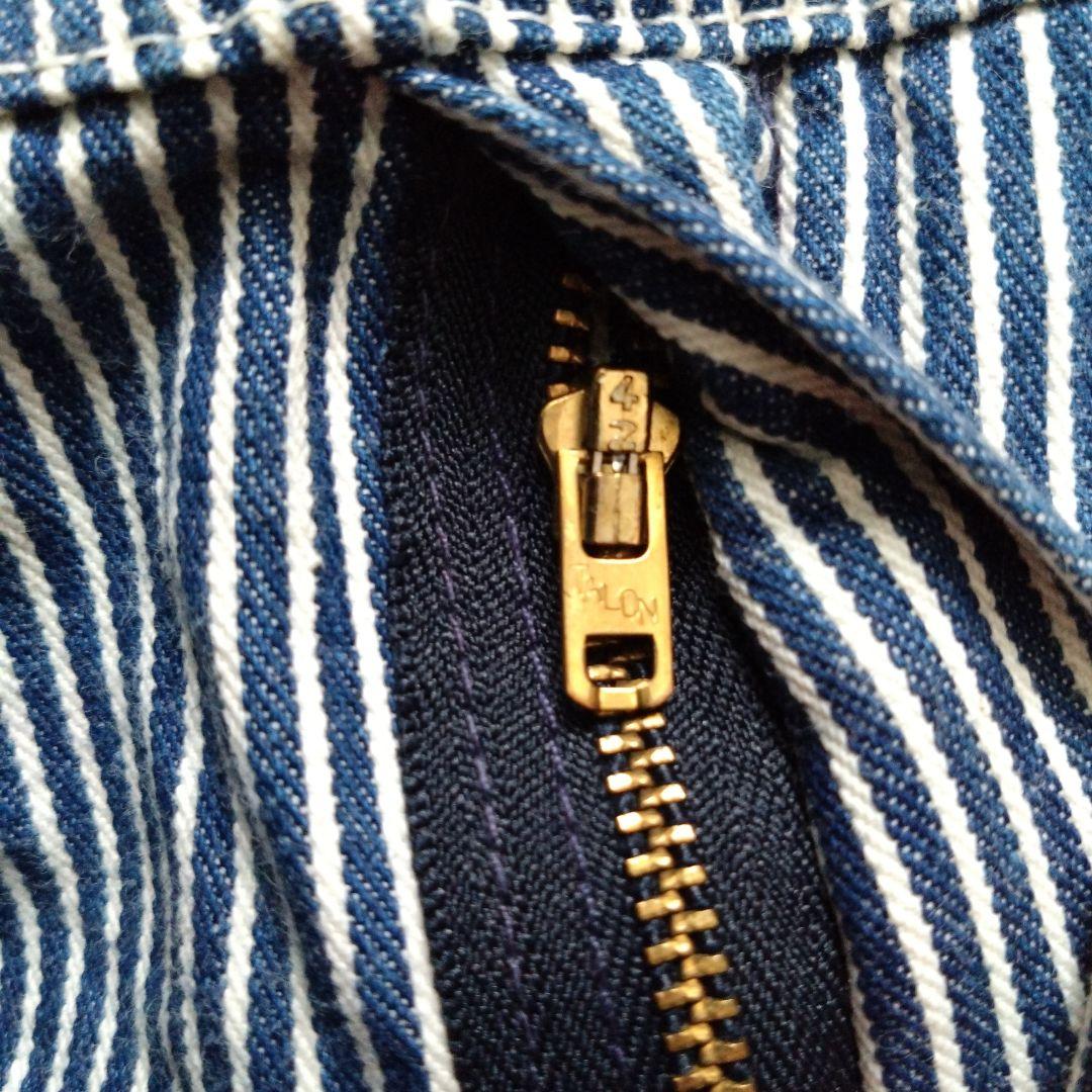 90's OSHKOSH オーバーオール USA製 ヒッコリーストライプ