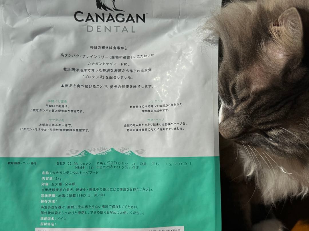 CANAGAN DENTAL グレインフリー 2kg x 4袋