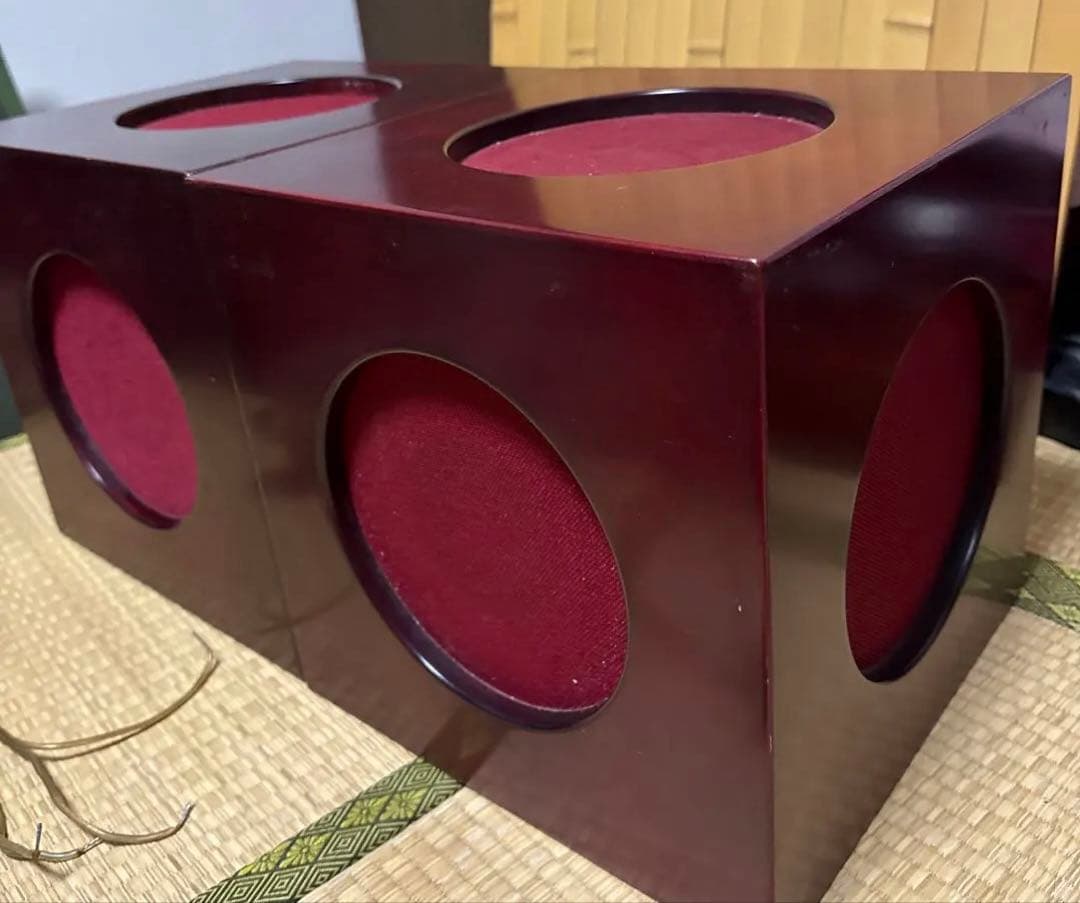 ヒランヤ木製キューブ3Dスピーカー【価格大幅見直し】