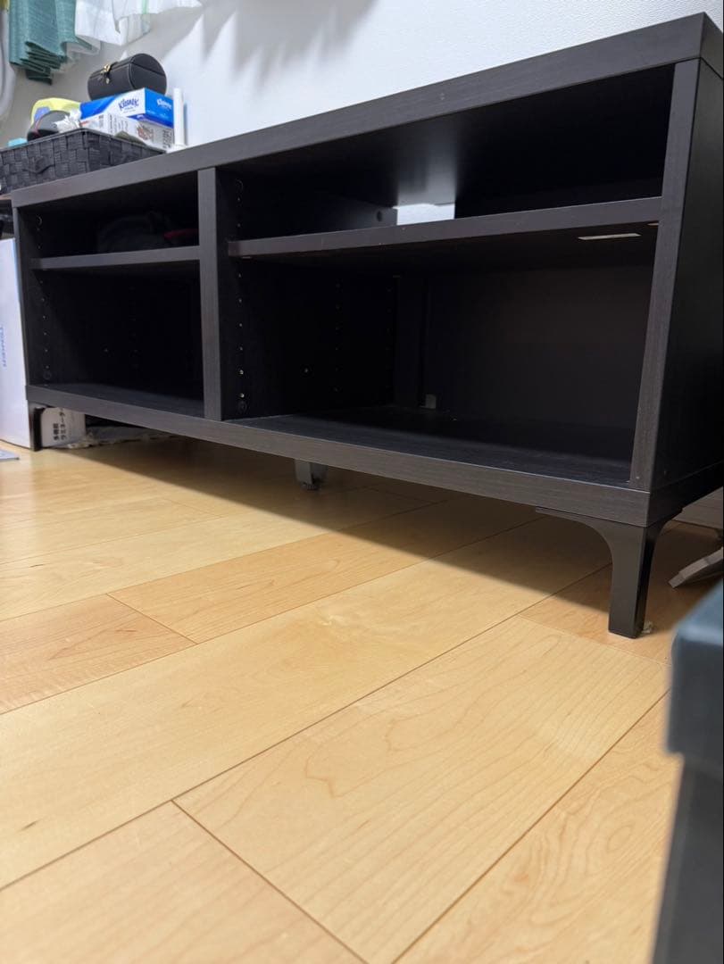 IKEA オープンシェルフ ローボード テレビ台 幅120cm