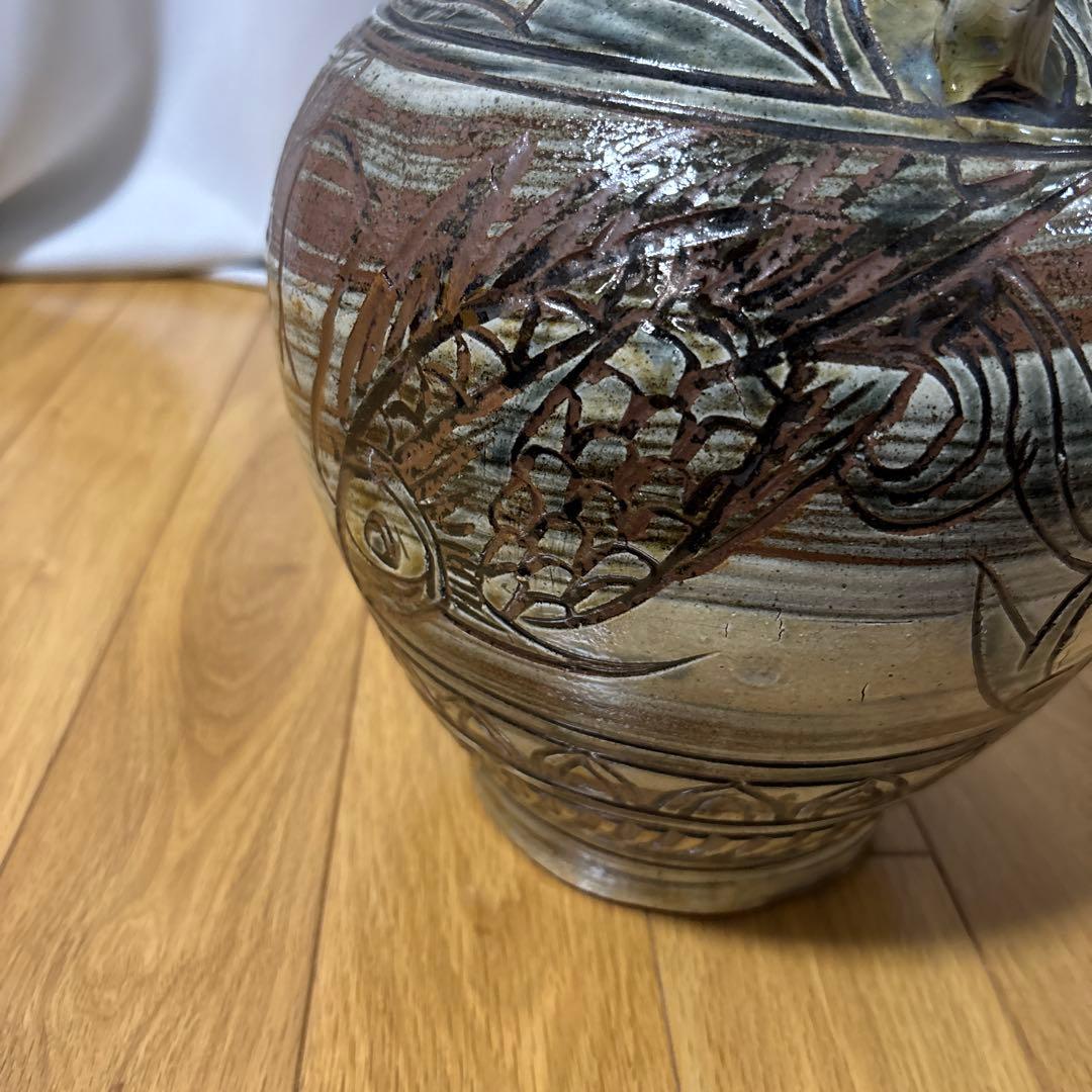 人間国宝　金城次郎　壺