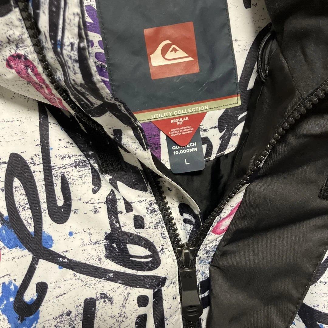 クイックシルバー セットアップ L メンズ スノーボード スキー ウエア