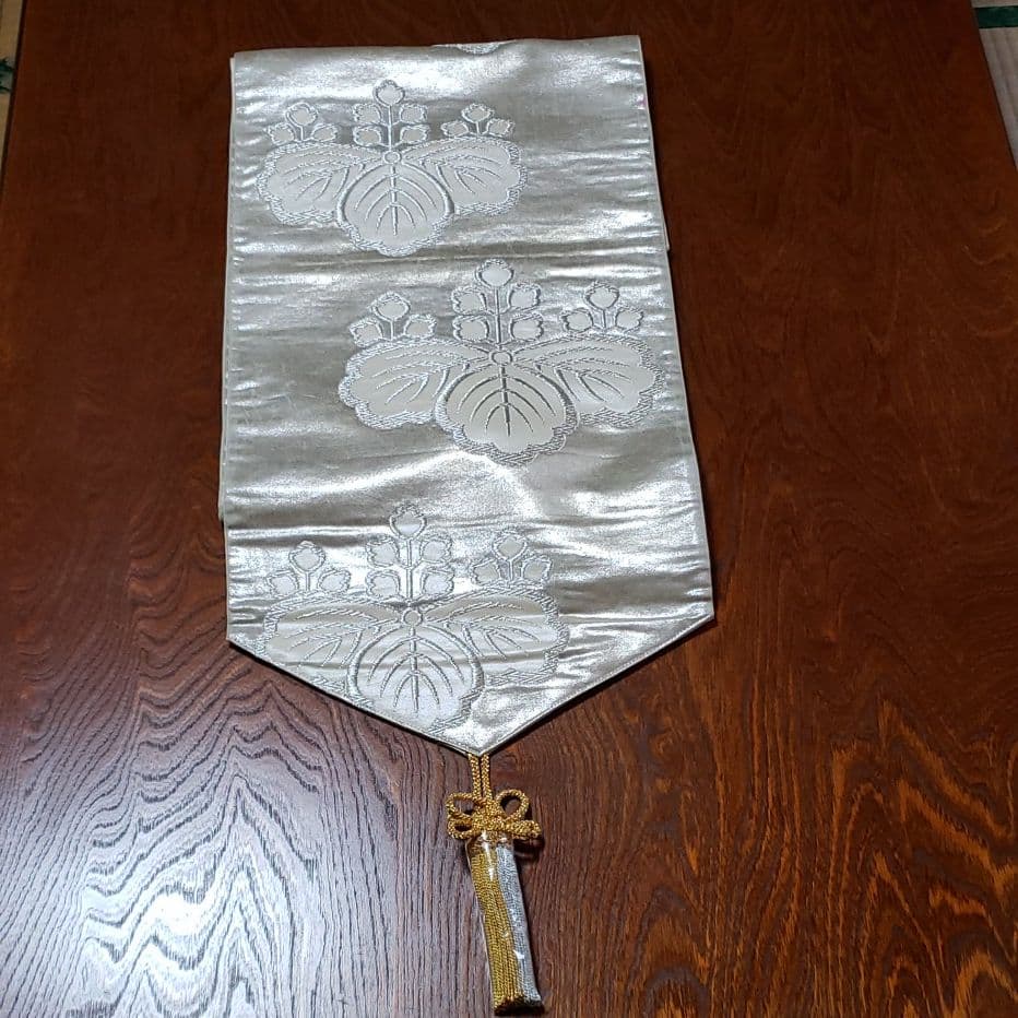 C507、値下‼️帯リメイク、インテリア、高級、豪華、テーブルセンター