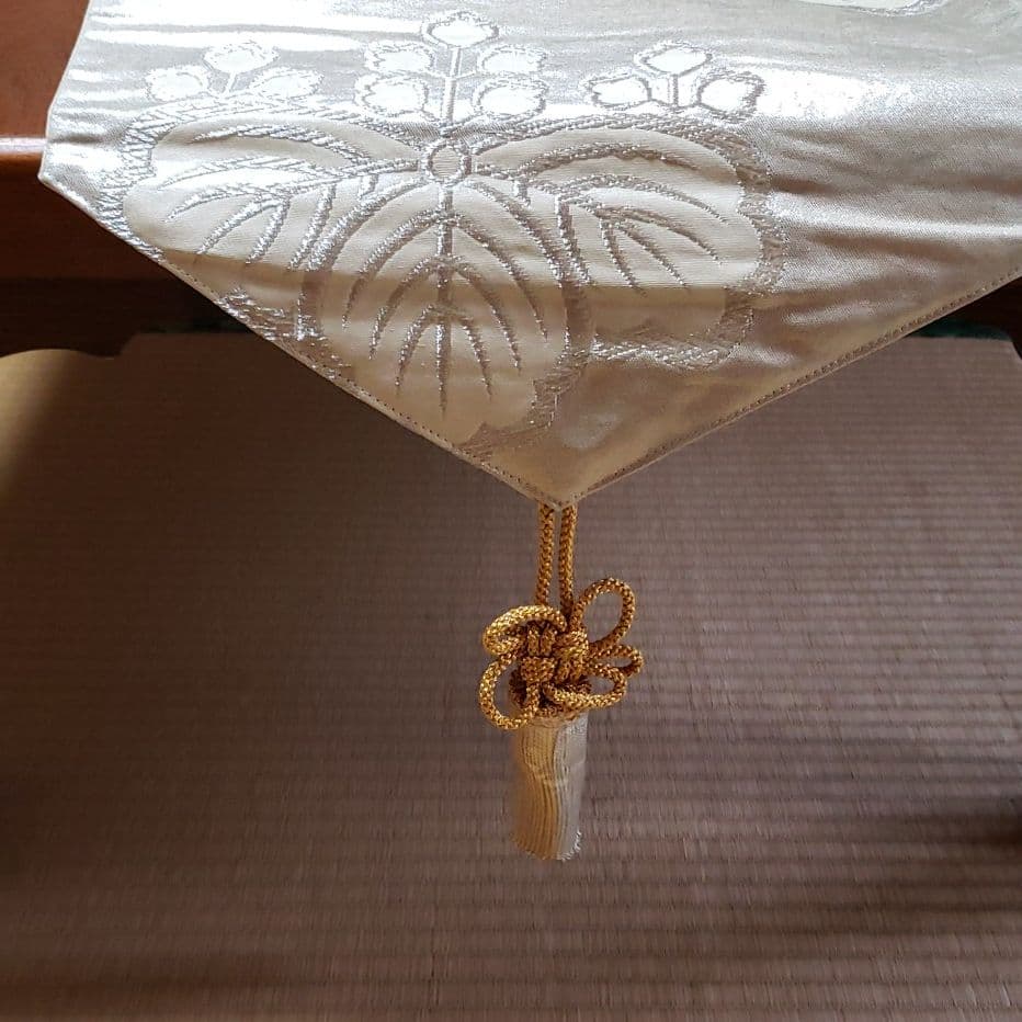 C507、値下‼️帯リメイク、インテリア、高級、豪華、テーブルセンター