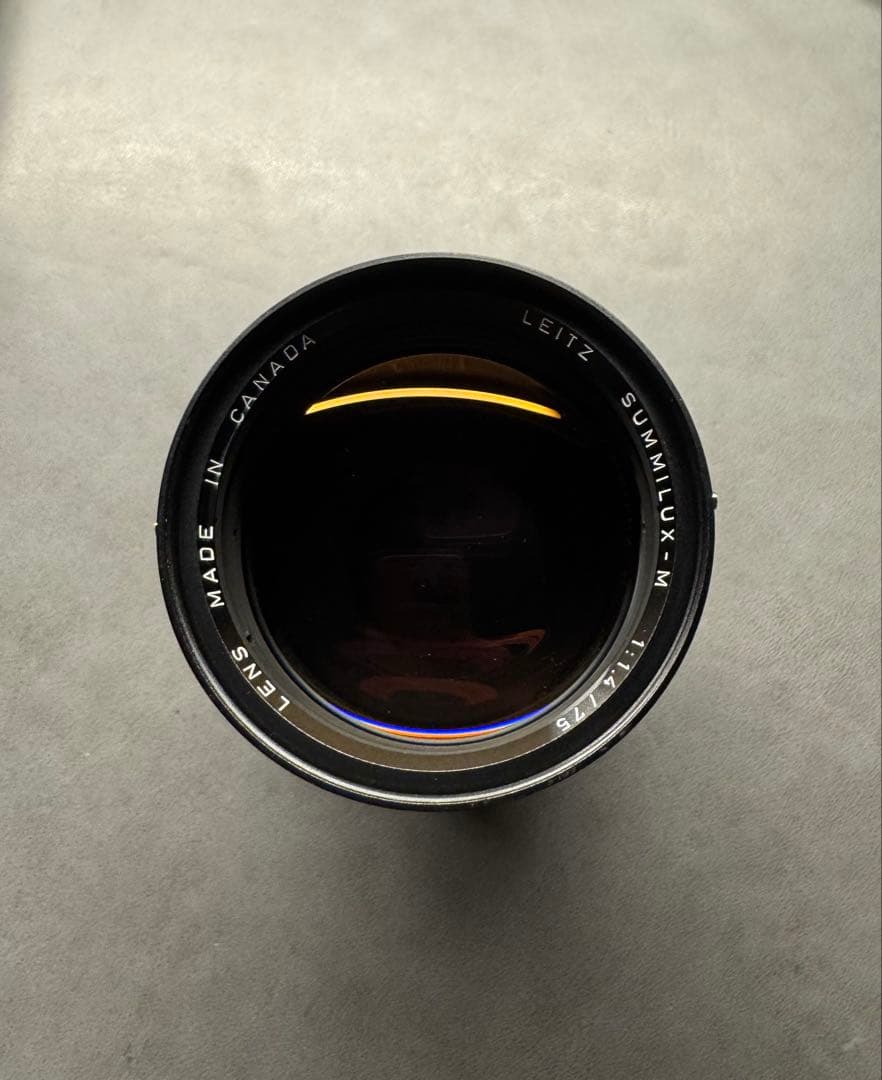 Leica summilux 75mm f/1.4 1st ライカ　＋ フード
