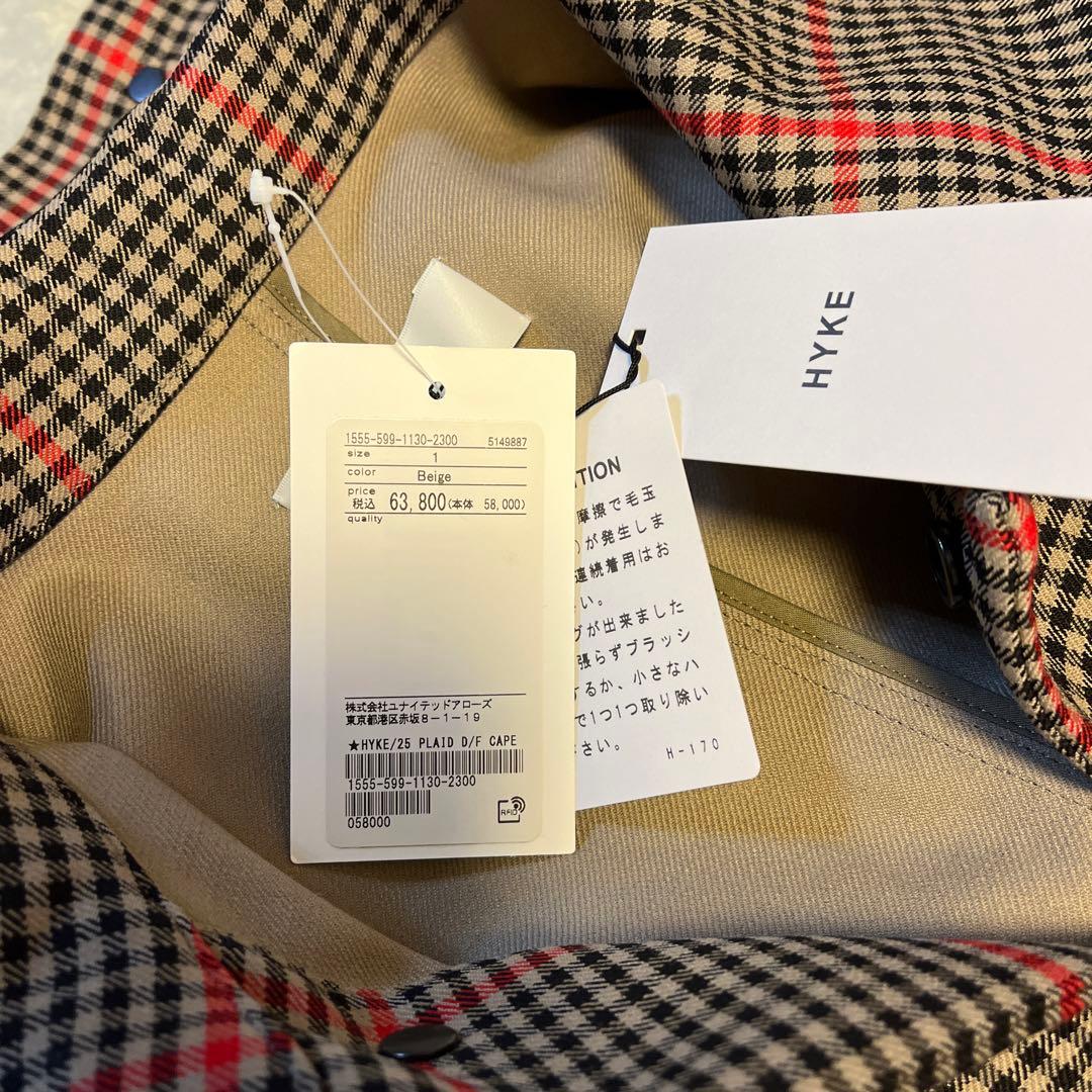 hyke ケープコート