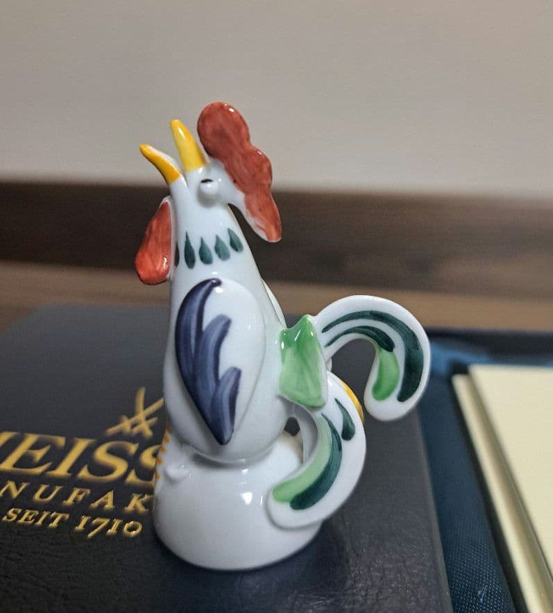 新品　MEISSEN マイセン 干支シリーズ　酉　希少 フィギュリン