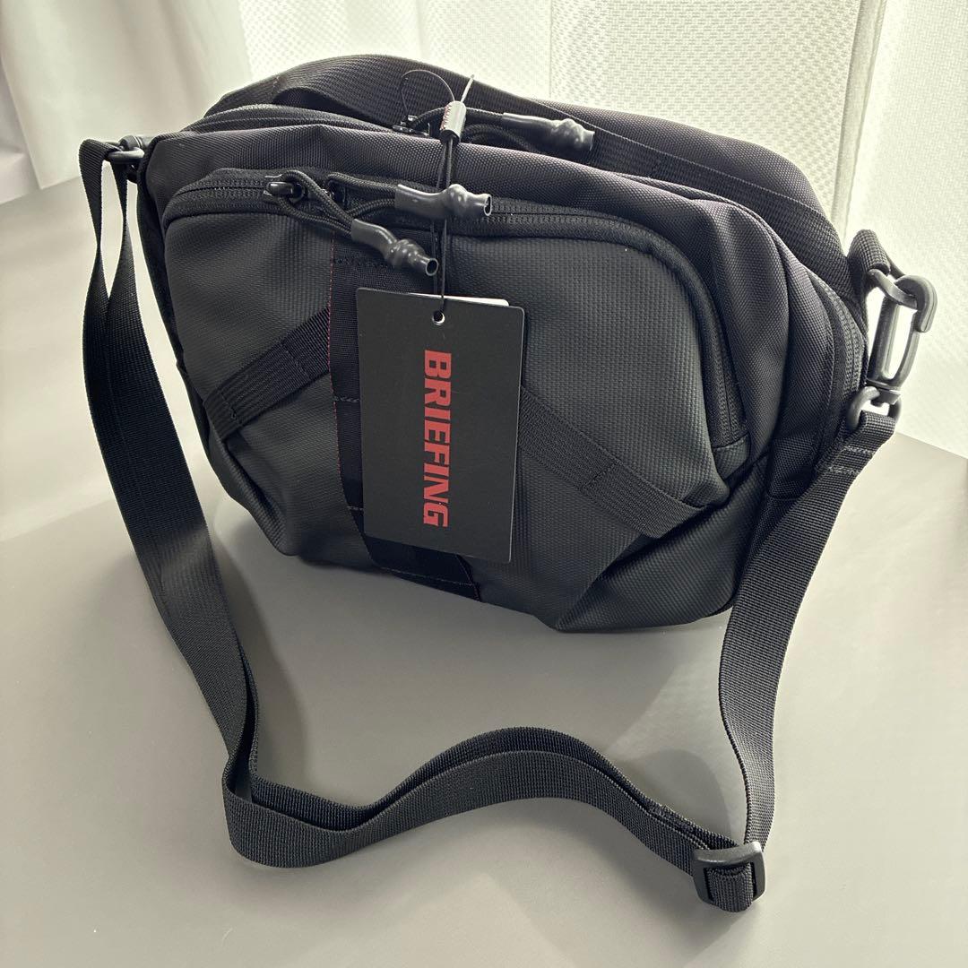 BRIEFING ショルダーバッグ ブラック/グレー