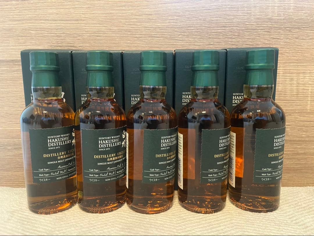 サントリー　白州蒸留所限定ウイスキー　5本セット