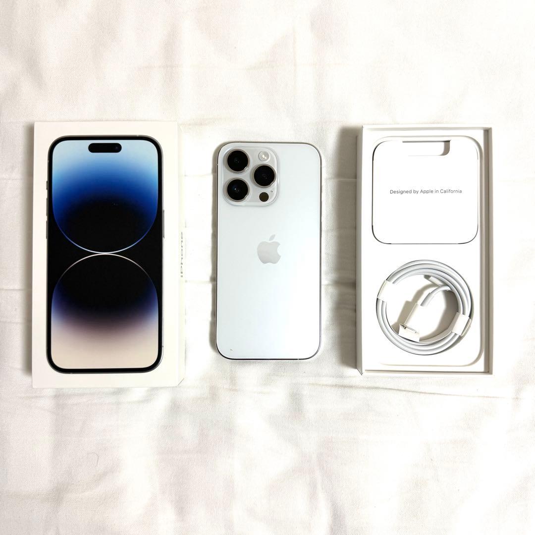 iPhone14Pro 256GB シルバーSIMフリー バッテリー状態100％