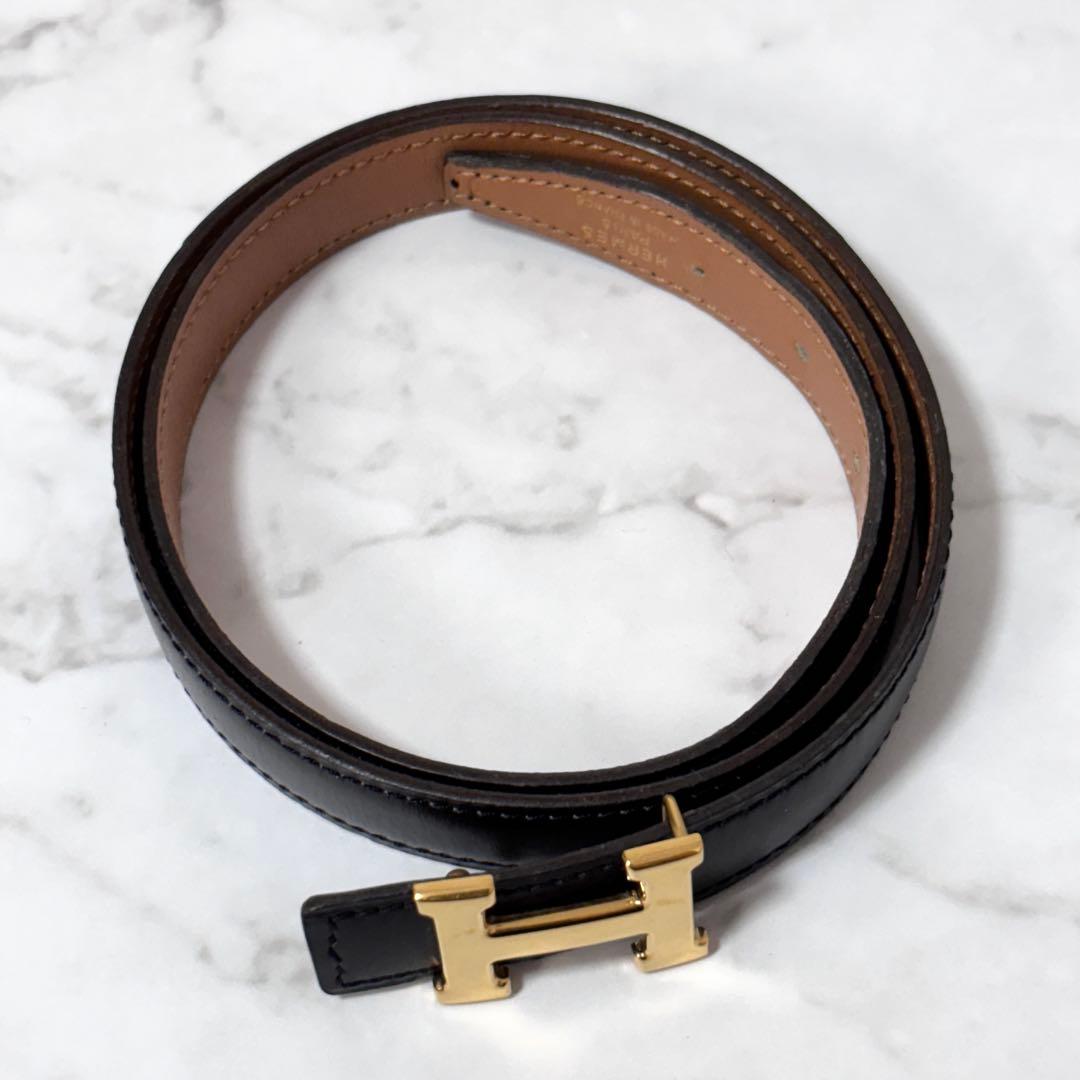 極美品✨　HERMES　エルメス　ベルト　コンスタンス　ゴールドバックル　〇K