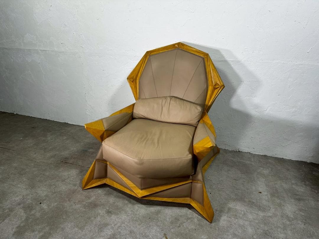 『イタリア製』ラグジュアリーチェア ラウンジチェア シングルソファ RWso65