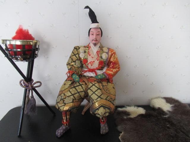 昭和レトロ　伝統的 五月人形 武士の姿
