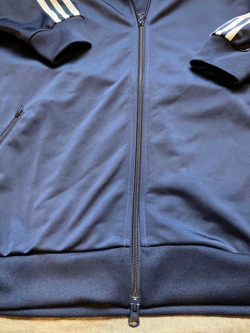 美品adidasベッケンバウアートラックジャケット　ネイビーXL