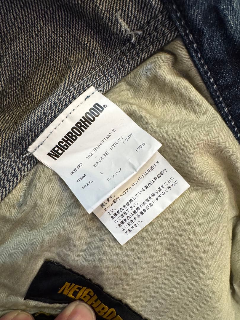 neighborhoodデニムSAVAGE旧ロゴ美品✨
