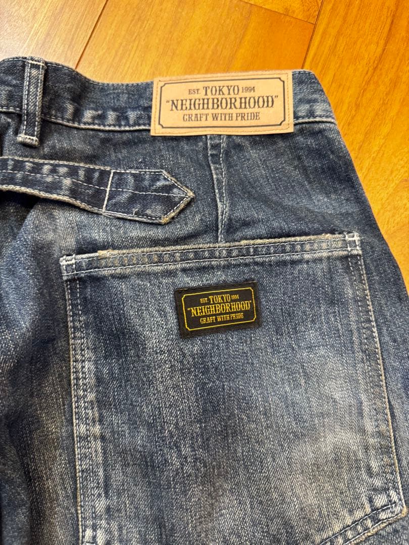 neighborhoodデニムSAVAGE旧ロゴ美品✨