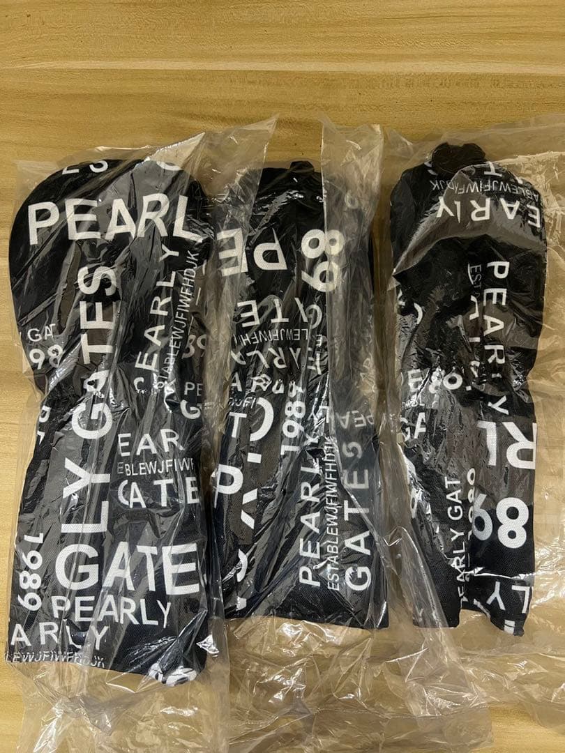 PEARLY GATES キャディバッグ用ヘッドカバー 3個セット