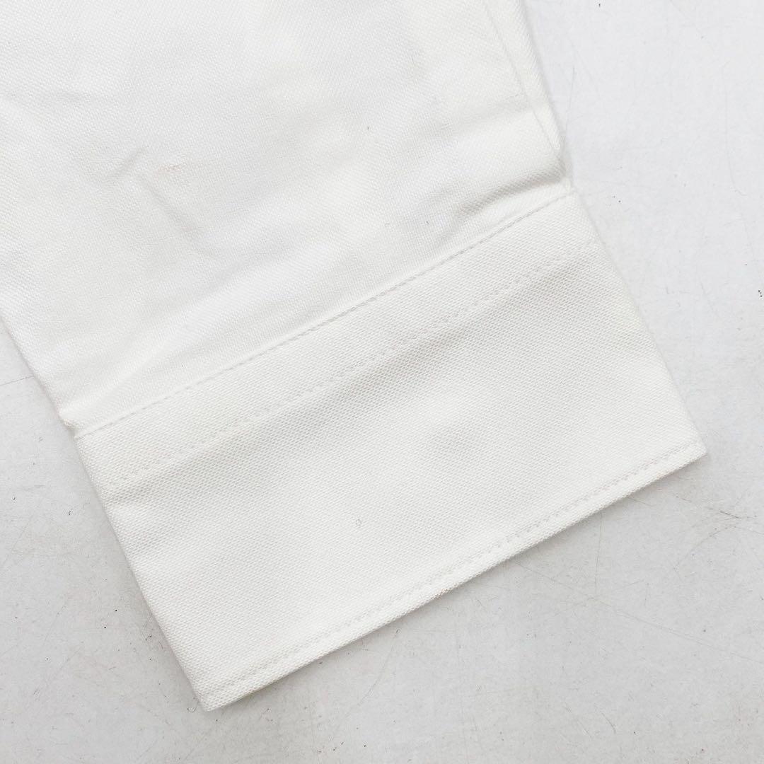 【希少】トリココムデギャルソン 長袖 丸襟シャツ M 白シャツ