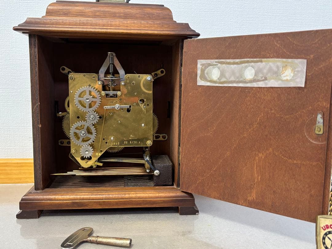 Urgos ドイツ製 アンティーク 木製置時計