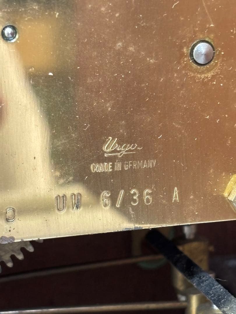 Urgos ドイツ製 アンティーク 木製置時計