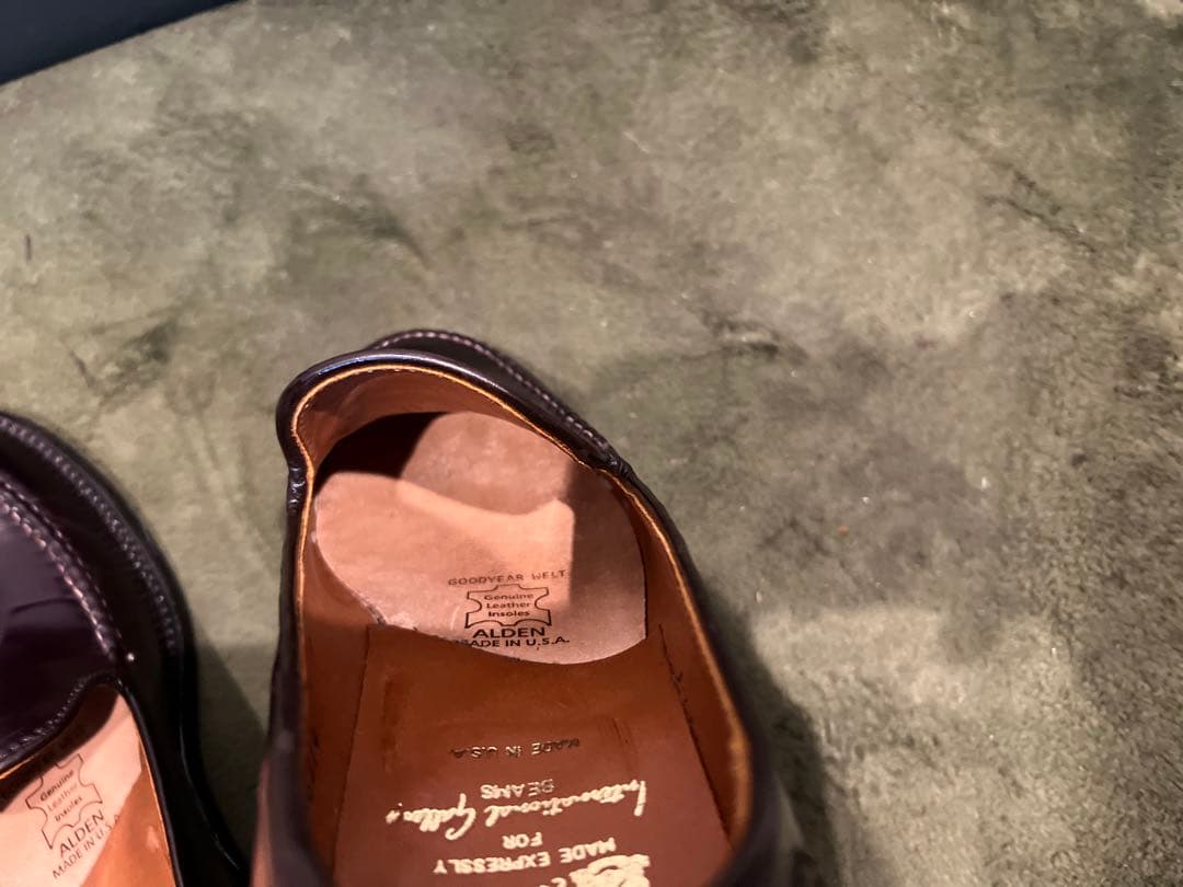 最終値下Alden ビームス別注　コードバンローファー　N6214 スリッポン