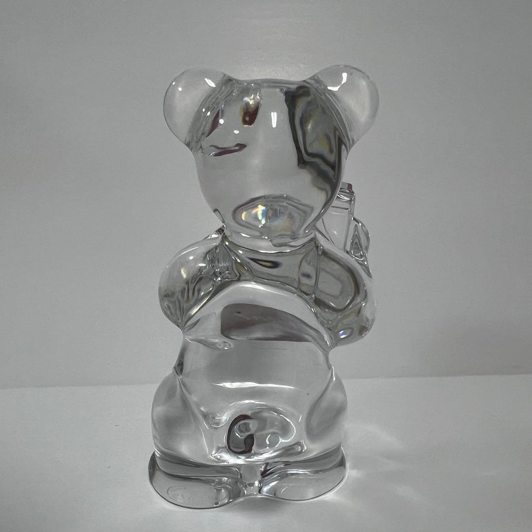 Baccarat バカラ フィギュリン クリスタル クマ 置物