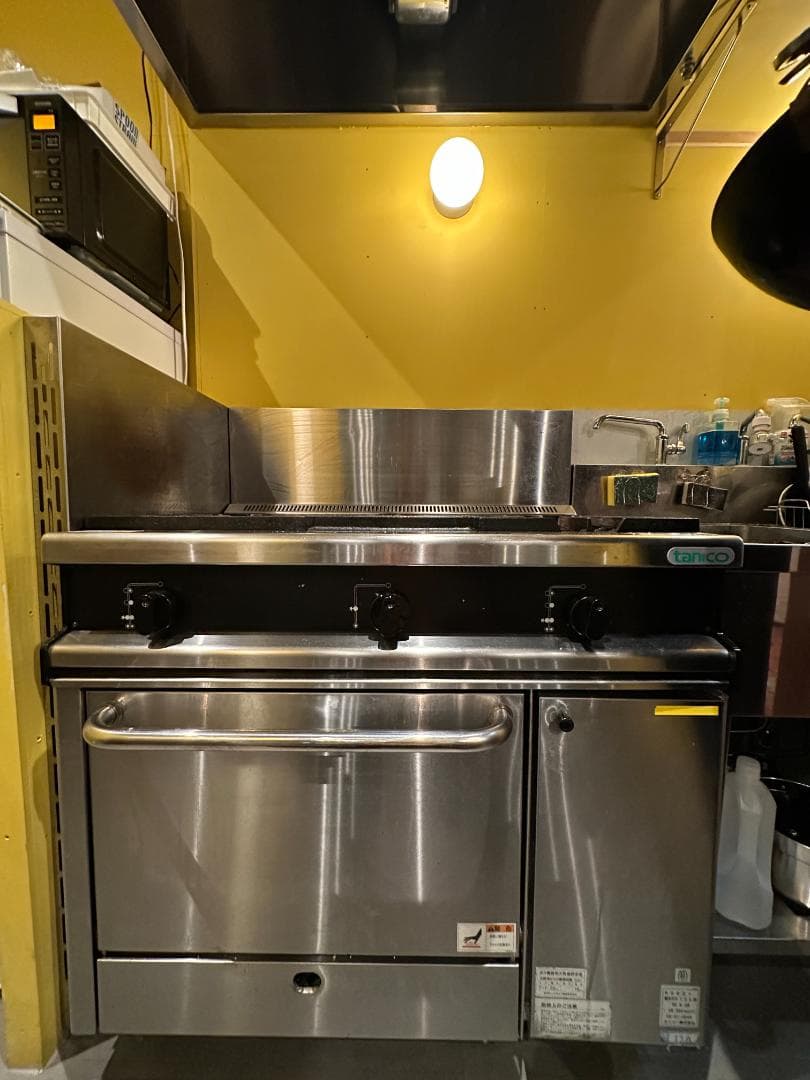 【52様】ガスレンジ3口（防熱板付き）