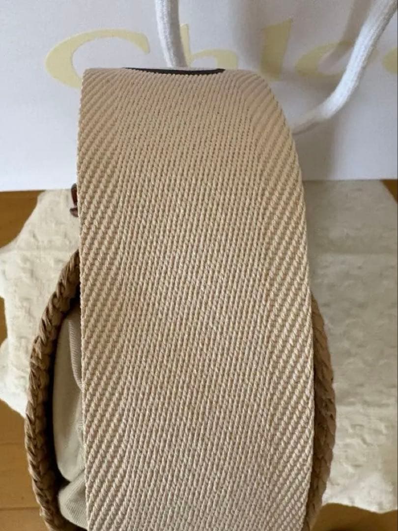 chloe クロエ woody かごバッグ スモールバスケット