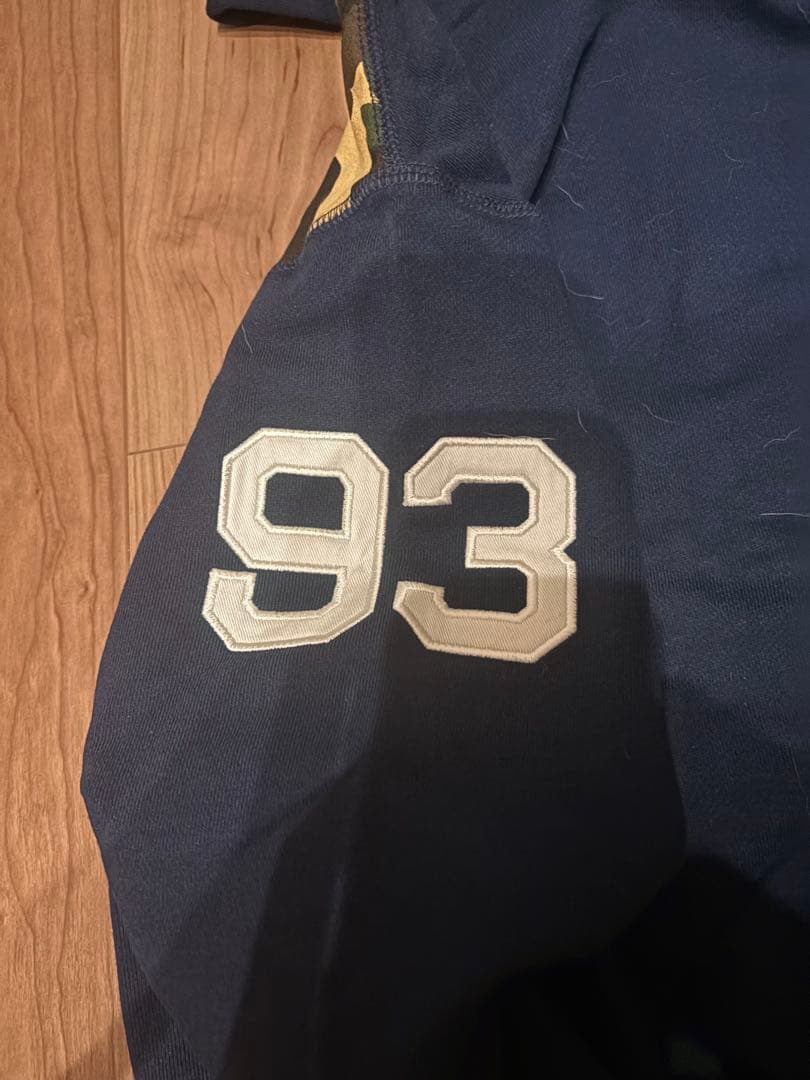 A BATHING APE パーカー　スタジャン　コットン　カモフラ　エイプ