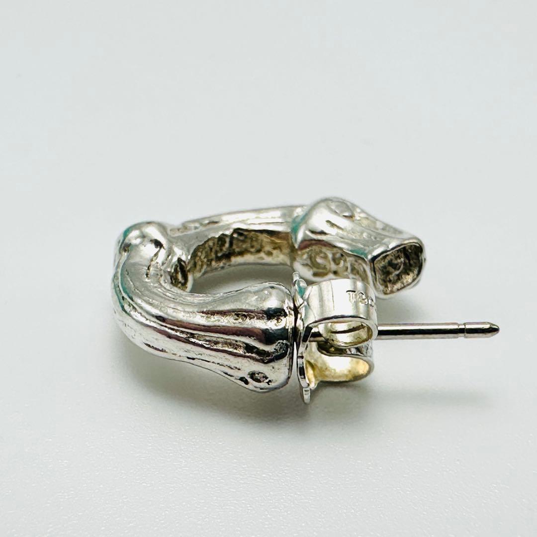 Tiffany バンブー　スモール　フープ　シルバーピアス　Ag925 片耳