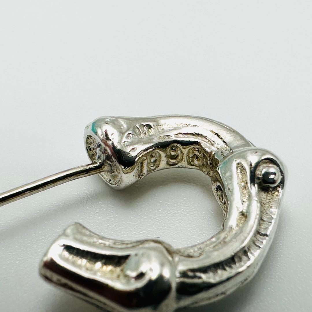 Tiffany バンブー　スモール　フープ　シルバーピアス　Ag925 片耳