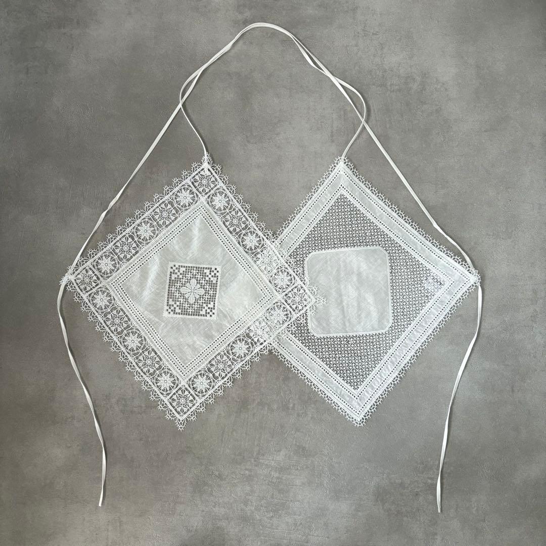 サロンアダムエロペ　クロスレースキャミソール　ホワイト