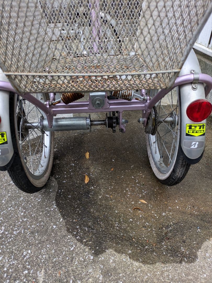 ブリジストン自転車 三輪車 前後カゴ付き ブリジストン ワゴン