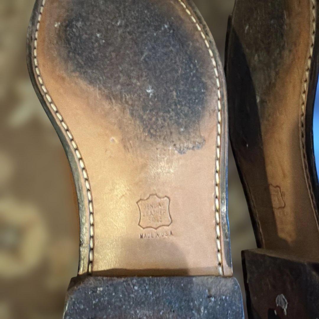 リ*い様 ビームスプラス　ローファー　ブラウン　レザー　8D アメリカ製