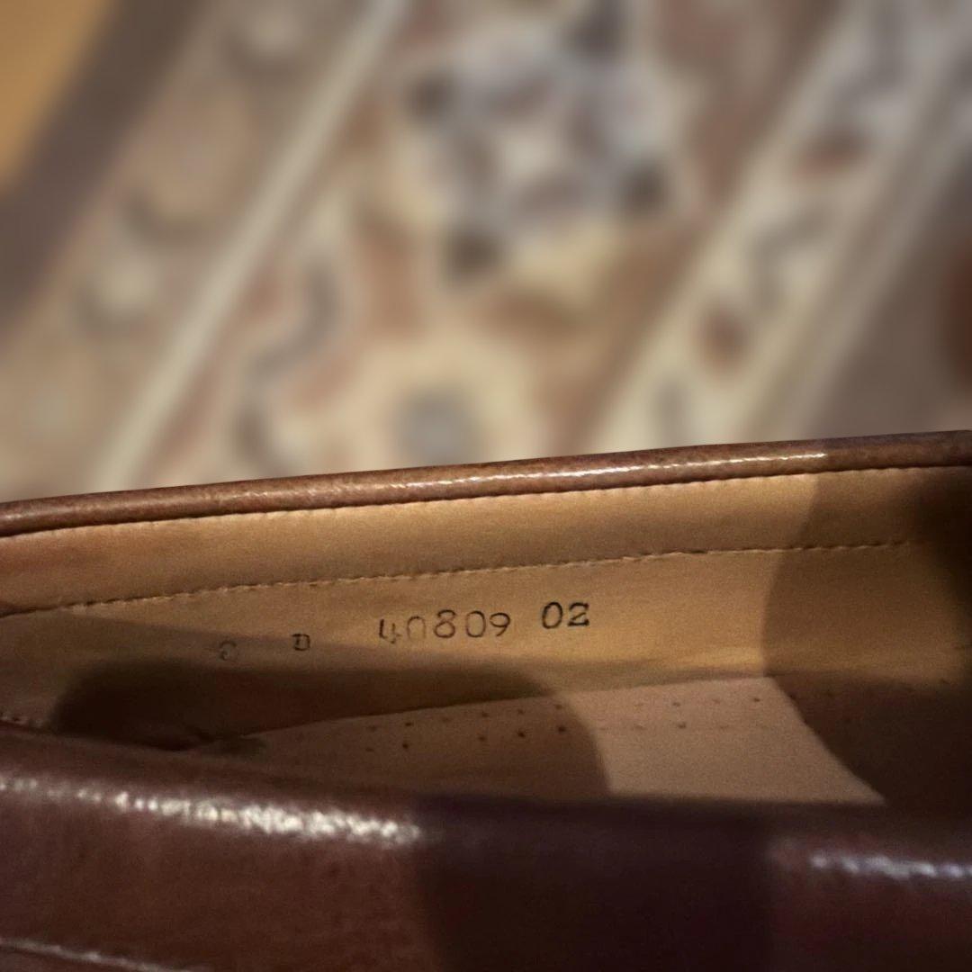 リ*い様 ビームスプラス　ローファー　ブラウン　レザー　8D アメリカ製