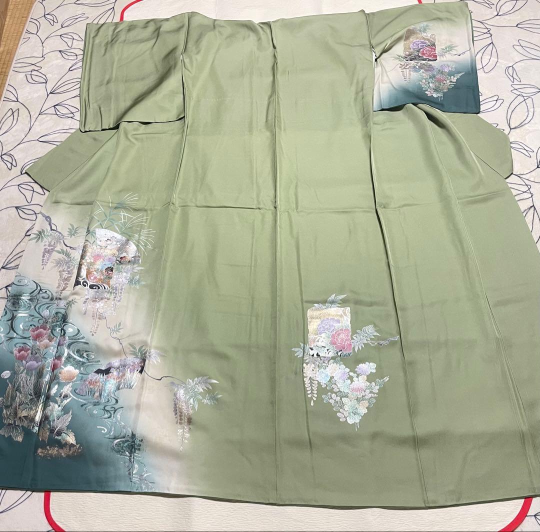 訪問着フルセット　金銀彩　螺鈿　高級　正絹　結婚式