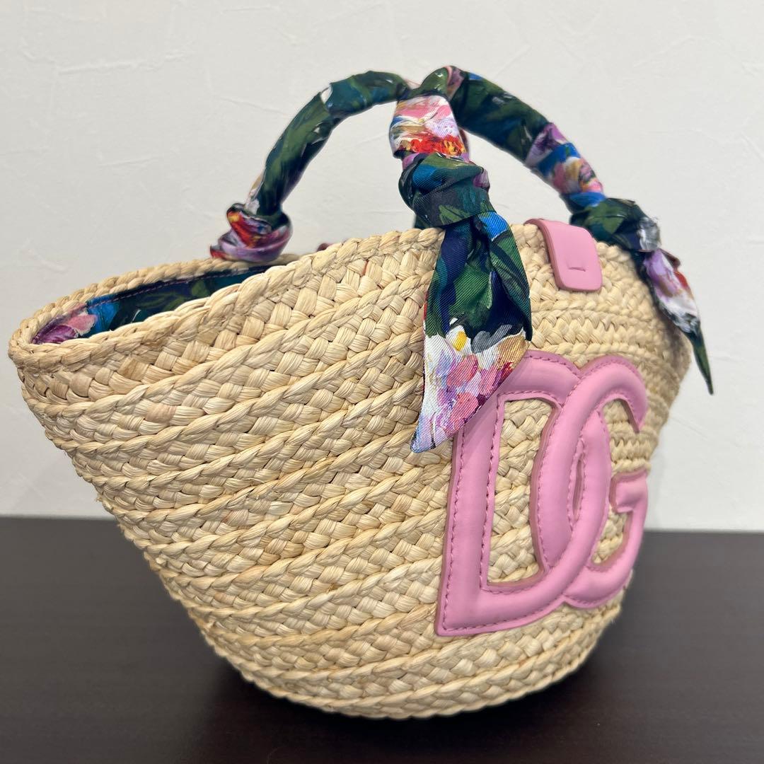 【超美品】DOLCE&GABBANA （ドルチェ＆ガッバーナ)かごバッグ