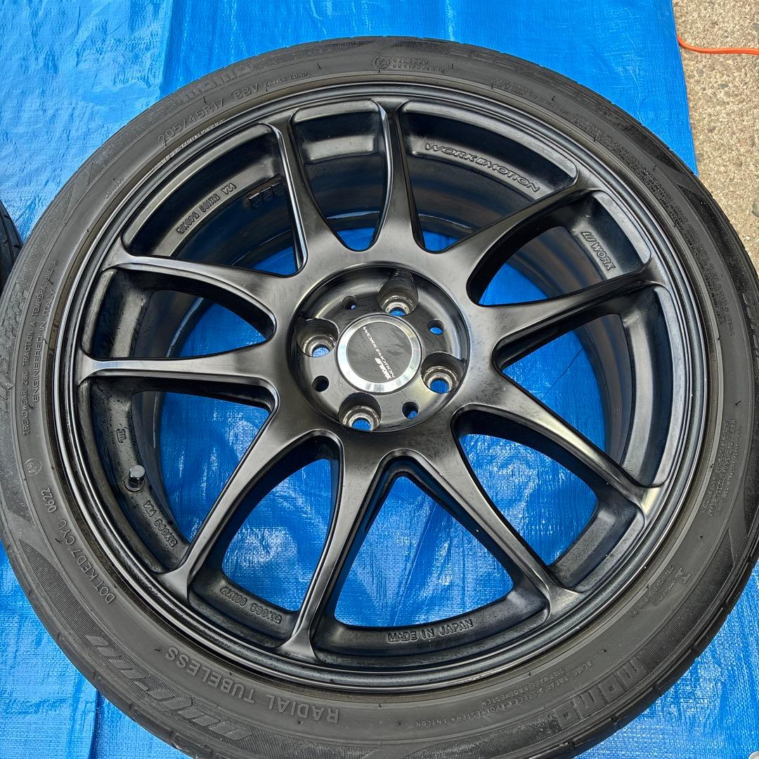 naon様WORK EMOTION KIWAMI エモーションキワミ 17インチ