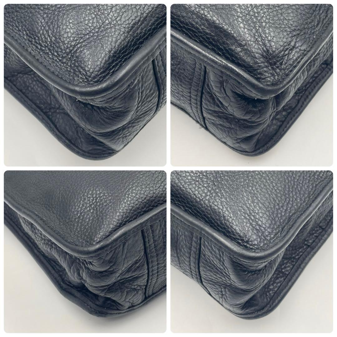 ロエベ LOEWE トレド ビジネスバッグ ブリーフケース オールレザー 黒