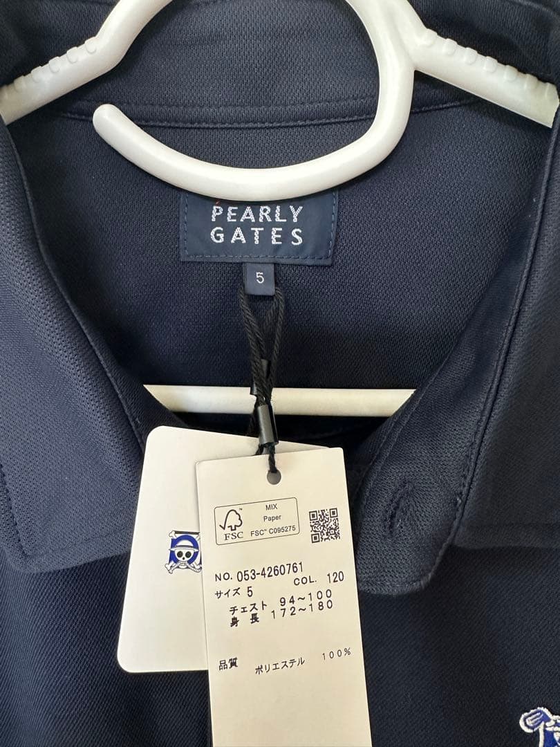 PEARLY GATES ×ワンピース　ポロシャツ・ハット・タオル3点セット