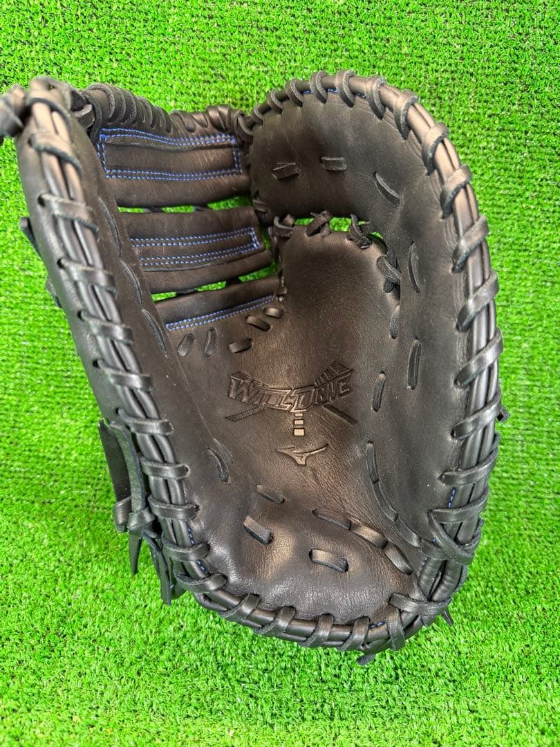 ミズノ 少年軟式 ファーストミット ウィルドライブ ブルー 1AJFY31600