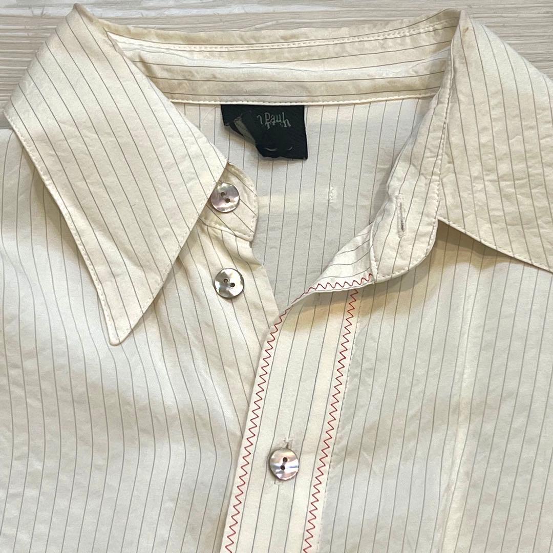 Jean-Paul GAULTIER ゴルチエ　長袖ストライプ　ブラウス