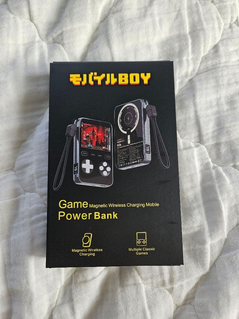 動作確認のみの新品同様 モバイルボーイ モバイルバッテリー+ゲーム内蔵