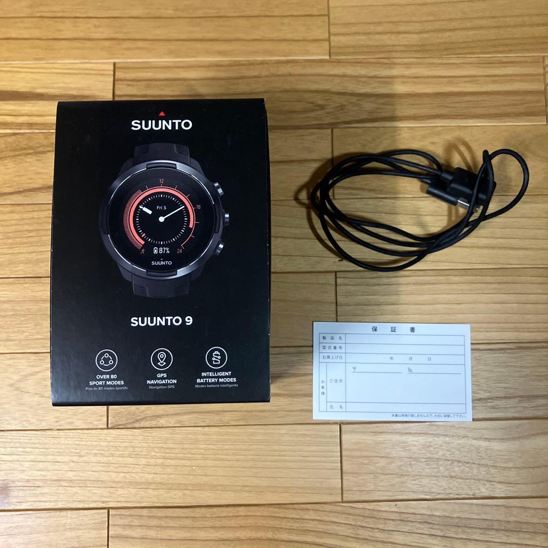 SUUNTO 9 BARO 【箱、説明書付ワンオーナー】BLACK FRIDAY