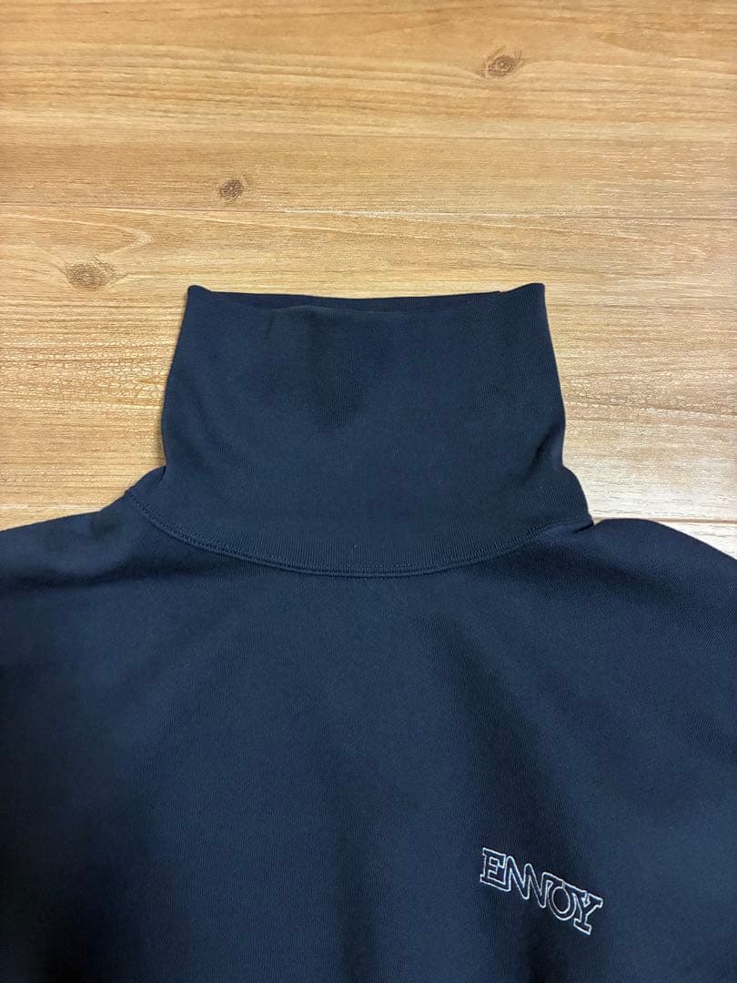 ennoy エンノイ スウェットセットアップ　エレクトリックロゴ　ネイビー